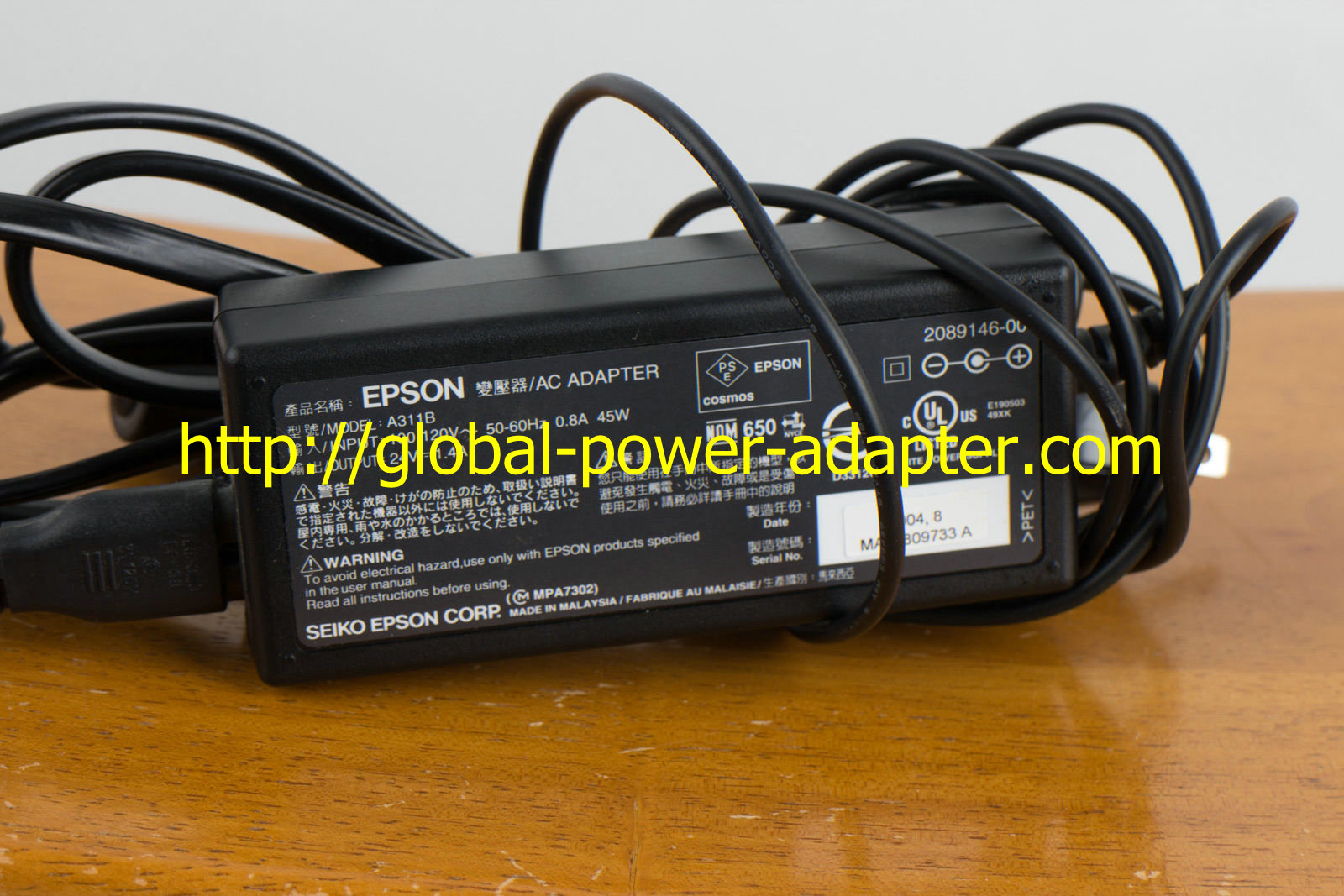 *100% Brand NEW* 24V 1.4A Epson A311B AC Adapter Power Supply - Click Image to Close